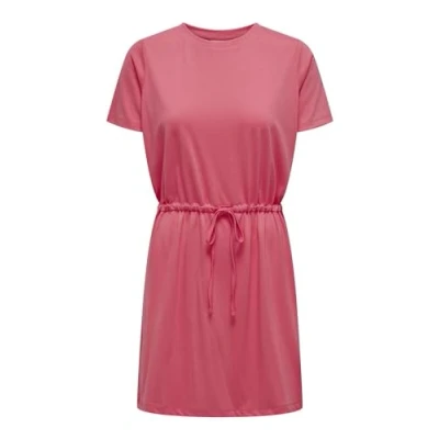 Abbildung von JDY Normal Geschnitten Rundhals Jerseykleid, Damen, Größe: XL, Coral paradise