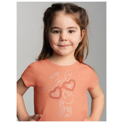 Abbildung von Trigema T Shirt &quot;TRIGEMA mit glitzerndem Giraffen Printmotiv&quot;