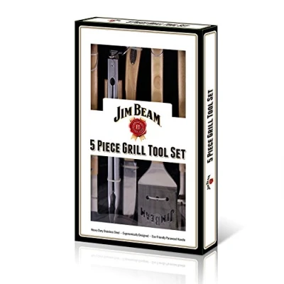 Abbildung von Jim Beam BBQ Grillbesteck Set, (5 tlg.), Geschenkset