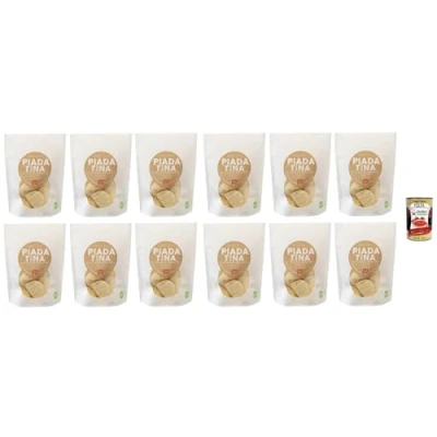 Abbildung von 12x Figuli&#039; KLASSISCHE BIO PIADATINA 100g + Italian Gourmet polpa 400g