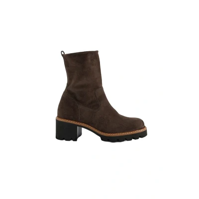 Abbildung von Paul Green Stiefelette 8133 048, Rauleder, Braun, Damen EU 3,5/36