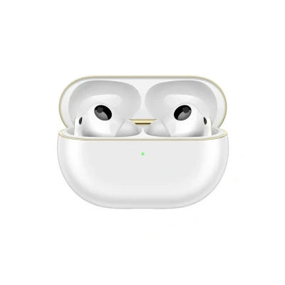 Abbildung von HUAWEI FreeBuds Pro 4, Dual Treiber True Sound, Stabile &amp; klare Anrufe, Intelligente dynamische ANC, Silbernes Saiten Design, Kopfbewegungsbasierte Steuerung, Kompatible mit Android iOS, Weiß