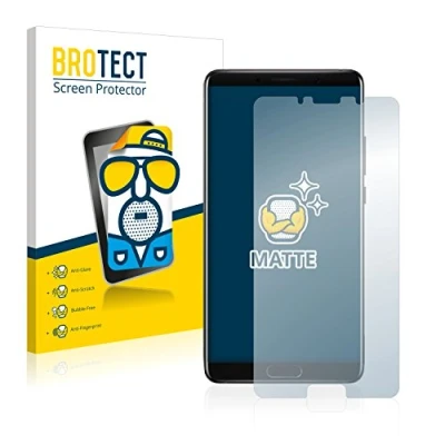 Abbildung von BROTECT Entspiegelungs Schutzfolie für Huawei Mate 10 (2 Stück) Matte Displayschutz Folie, Anti Reflex, Fingerprint