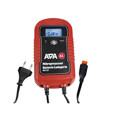 Abbildung von APA 16621 Mikroprozessor Batterie Ladegerät, 9 stufig, Ladeerhaltungsfunktion, 6/12V, 8A