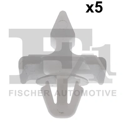 Abbildung von FA1 14 40039.5 Clip, Zier /Schutzleiste weiß MERCEDES BENZ: 190, W124 Limousine, T modell