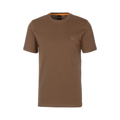 Abbildung von BOSS Tales Tshirt basic, Herren, Größe: XXL, Open brown