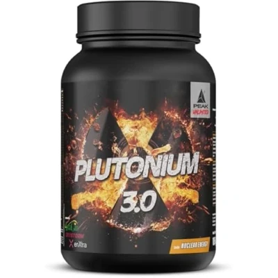 Abbildung von PEAK Plutonium 3.0 1054g Geschmack Nuclear Energy I Pre Workout Booster über 30 potente Inhaltsstoffe L Citrullin Malat Arginin AKG OXYSTORM® EAA Matrix vegan 1000 g