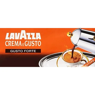 Abbildung von LAVAZZA CREMA E GUSTO FORTE caffè Kaffee 4 x 250g gemahlen italien coffee