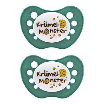 Abbildung von Nip Schnuller Silikon &quot;Limited Edition&quot; Krümelmonster inkl. Schutzkappe, Gr. 2 Stück