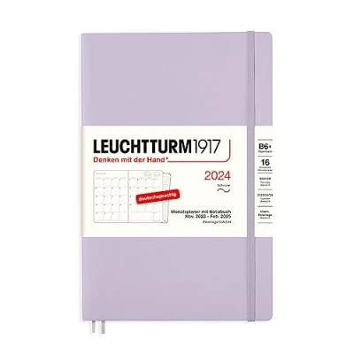 Abbildung von LEUCHTTURM1917 367574 Monatsplaner &amp; Notizbuch Paperback (B6+) 2024, 16 Monate, Softcover, Lilac, Deutsch