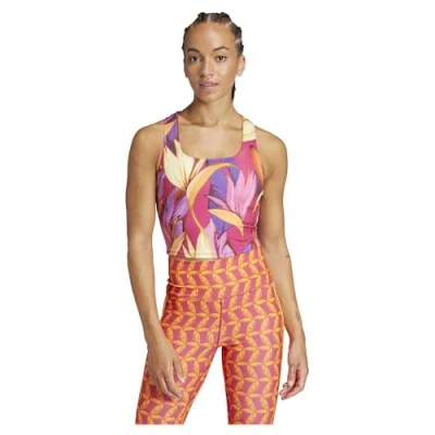 Abbildung von adidas Performance FARM Top, Damen, Größe: Medium, Bold pink/spring yellow/lucid fuchsia