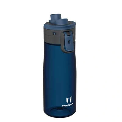 Abbildung von Super Sparrow Trinkflasche Tritan Wasserflasche 750ml BPA frei Ideale Sportflasche Ein Klick Schnellfluss TouchGulp Trinkflaschen Leicht, Nachhaltig
