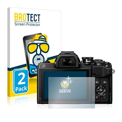 Abbildung von BROTECT Entspiegelungs Schutzfolie für Olympus OM D E M10 Mark IV (2 Stück) Matte Displayschutz Folie, Anti Reflex, Fingerprint
