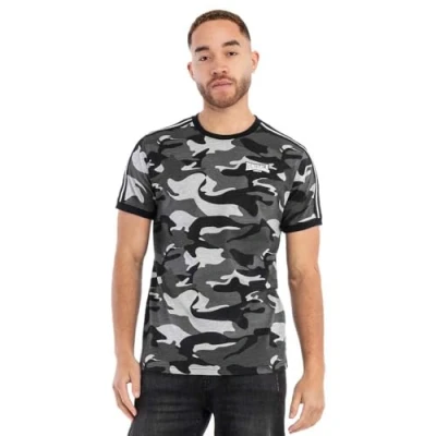 Abbildung von Lonsdale Normale Passform Gunnista Tshirt print, Herren, Größe: Large, Camo grey