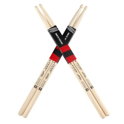 Abbildung von Drum Sticks Rebound America Hard Maple Wood,Straight and Durable,Ideal for Drummers of All Levels,Used Drums,Percussion Practice (5A 2 Paare)