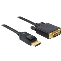 Abbildung von Adapterkabel Displayport Stecker &gt; DVI 24+1