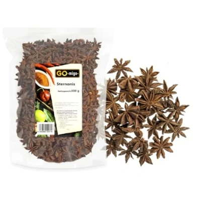Abbildung von Sternanis ganz 500g Naturbelassen 100% Natur