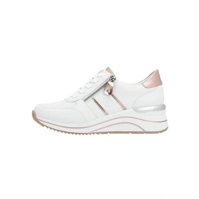 Abbildung von Remonte Sneaker low white copper, Damen, Größe: 43, copper Schuhe