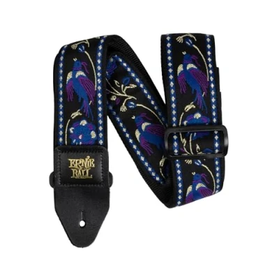 Abbildung von Ernie Ball Jacquard Gitarrengurt Purple Pleasant Pheasant