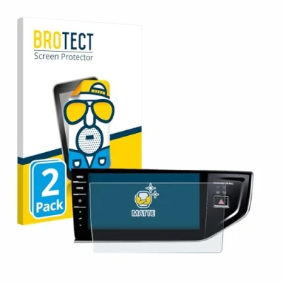 Abbildung von BROTECT Entspiegelungs Schutzfolie für Volkswagen Polo VI Discover Pro 9,2&quot; (2 Stück) Matte Displayschutz Folie, Anti Reflex, Fingerprint
