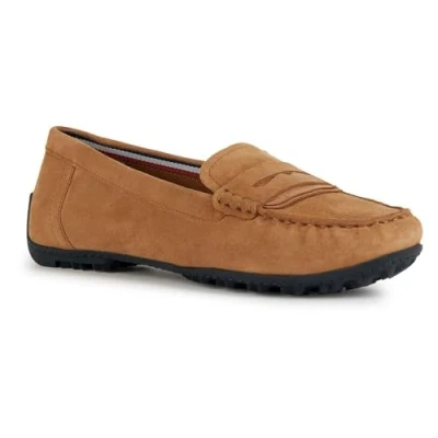 Abbildung von Geox D Kosmopolis + GRIP Mokassin, Damen, Größe: 36.5, Camel Schuhe