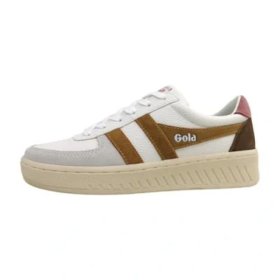 Abbildung von Gola Grandslam Trident Sneaker low, Damen, Größe: 39, Blanc marron rose Schuhe