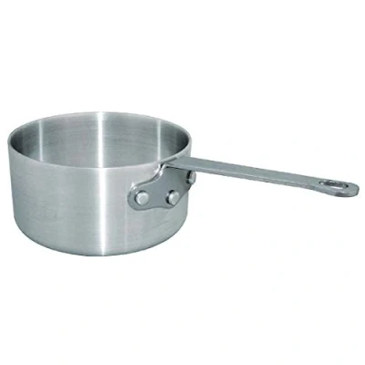 Abbildung von Vogue Aluminium Topf, 1,1 L, 66 mm x 140 Kochgeschirr, Kasserolletopf mit kalten Griffen
