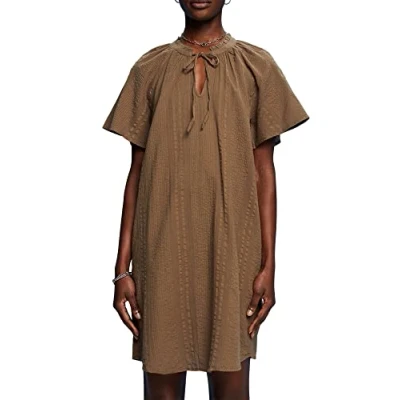 Abbildung von edc by Esprit Freizeitkleid, Damen, Größe: Small, Khaki green