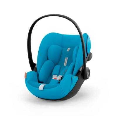 Abbildung von CYBEX Gold Babyschale Cloud G i Size Plus, Inkl. Neugeboreneneinlage, ab Geburt bis ca. 24 Monate, Für Kinder 40 cm 87 cm, Max. 13 kg, Beach Blue