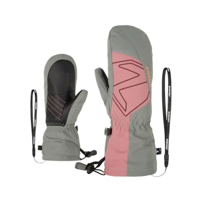 Abbildung von Ziener Kinder LAVALINO Ski Fäustling/Wintersport wasserdicht, Lange Stulpe, Green mud, 5