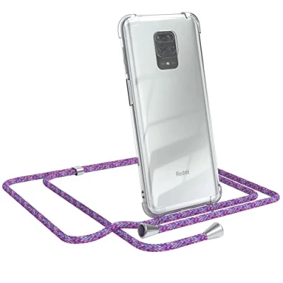Abbildung von EAZY CASE Handykette kompatibel mit Xiaomi Redmi Note 9S / 9 Pro Max Handyhülle Umhängeband, Handykordel Schutzhülle, Silikonhülle, Hülle Band, Kette Hülle, Unicorn
