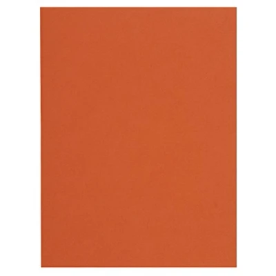 Abbildung von Exacompta 150007E 100er Pack Aktendeckel Forever DIN A4 aus flexiblem Recycling Karton orange Mappe blauer Engel zertifiziert Einschlagmappe