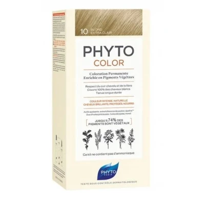 Abbildung von Phyto Haarfarbe Phytocolor Permanent Color 10 Blond Extra Clair