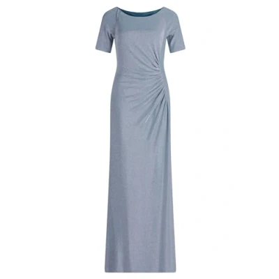 Abbildung von Vera Mont IM Glitzerlook Jerseykleid, Damen, Größe: 38, Light blue silver