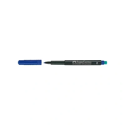 Abbildung von Marker Faber Castell Multimark, inkl. Spezialradierer, lichtbeständig, div. Varianten blau permanent 1.0