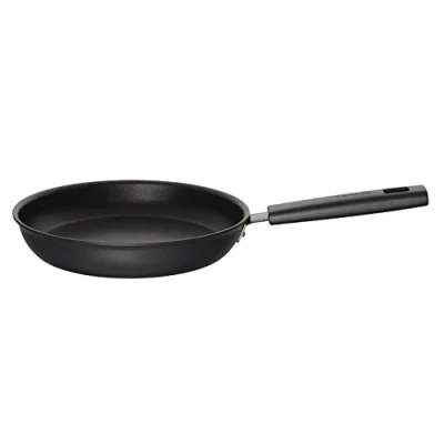 Abbildung von Fiskars Bratpfanne, Ø 24 cm, Für alle Kochfelder geeignet, Aluminium/Kunststoff, Kratzfest, Antihaftbeschichtung, Hard Face, Schwarz, 1052222