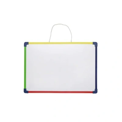 Abbildung von MAUL Whiteboard MAULfun 28x40cm Tragbares zum Aufhängen Bunte Tafel Beschriften Beidseitig beschreibbare Magnettafel Praktische Magnetwand für Büro Mehrfarbig