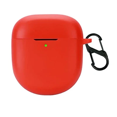 Abbildung von GIOPUEY Hülle Kompatibel mit Bose QuietComfort Ultra Earbuds, Silikon Stoßfeste Schutzhülle, Ultradünn Case Cover, Kein Geruch, Rot