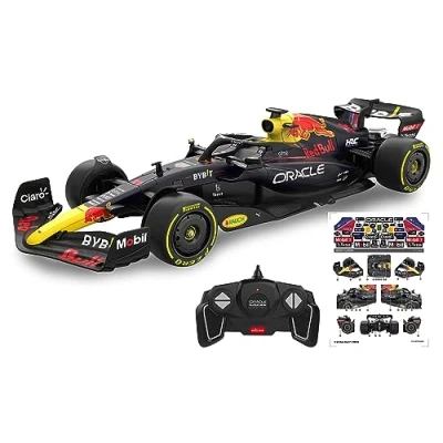 Abbildung von Jamara RC Auto Deluxe Cars, Oracle Red Bull Racing RB18 1:18, dunkelblau 2,4 GHz