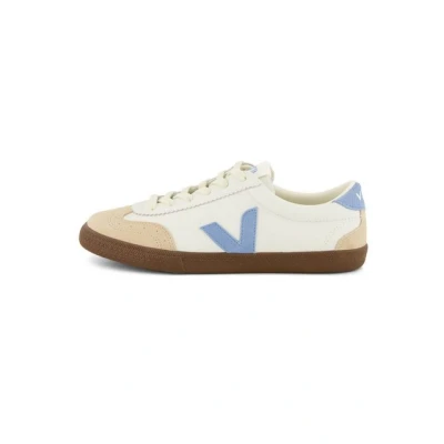 Abbildung von Veja Volley Sneaker low, Herren, Größe: 39, White/aqua/bark Leder