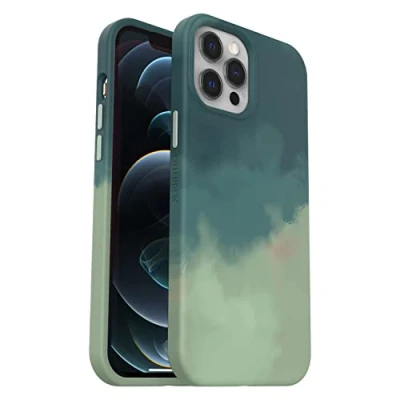 Abbildung von OtterBox Slim &amp; Sturdy Serie Hülle für Apple iPhone 12 Pro Max mit MagSafe, stoßfest, sturzsicher, ultraschlank, dünne schützende Hülle, Getestet nach Militärstandard, Grün