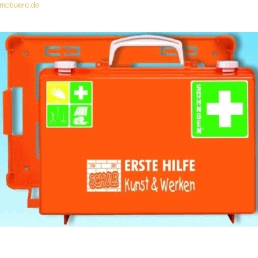 Abbildung von Söhngen Erste Hilfe Koffer SN CD &#039;Kunst &amp; Werken&#039; orange