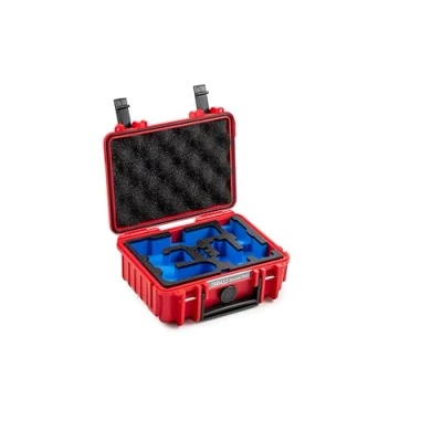 Abbildung von B&amp;W International Transportkoffer Outdoor für DJI Osmo Pocket 3 Kreativ Combo, Type 500 Rot wasserdicht nach IP67 Zertifizierung, staubsicher, bruchsicher und unverwüstlich