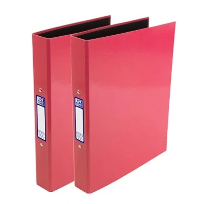 Abbildung von Oxford Premium A4 Ringbinder, Pink, 2 Stück