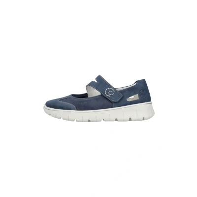 Abbildung von Rieker Damen N1350 Ballerina, Blau, 43 EU