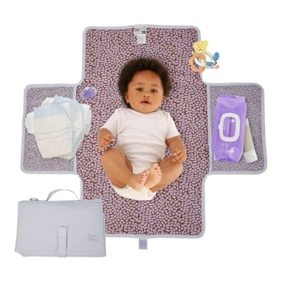 Abbildung von Hylat Baby Faltbare Wickelunterlage für Unterwegs ideale Reise Wickelmatte aktive Familien