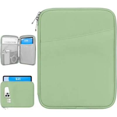 Abbildung von Dadanism 9 11 Zoll Tablet Sleeve Tasche Kompatibel mit iPad 10,2 2021 2019, Pro M4 2024 2018, Air 5/4 10,9, 11&quot; 2024, 10. Gen Galaxy Tab A9+/A8/S9 FE, Armee Grün