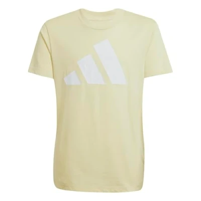 Abbildung von adidas Unisex Kinder Essentials T Shirt Shirt, Powder Yellow/White,