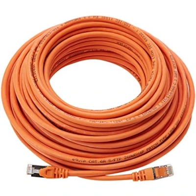 Abbildung von Digital data communication equip Cat.6A S/FTP Patchkabel, 20m, Orange