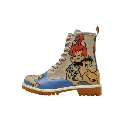 Abbildung von Dogo Family Rocks Schnürstiefelette, Damen, Größe: 36, Milticoloured Schuhe